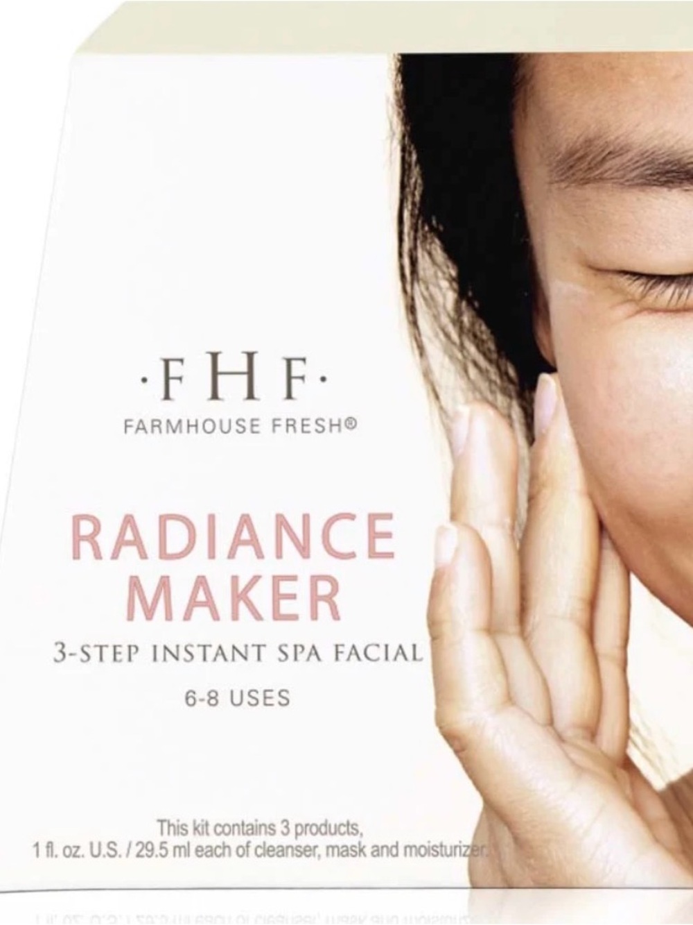 RADIANCE MAKER 3-STEP INSTANT SPA FACIAL
 FarmHouse Fresh Radiance Maker 3-step